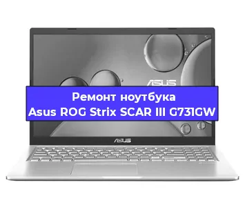 Замена процессора на ноутбуке Asus ROG Strix SCAR III G731GW в Екатеринбурге